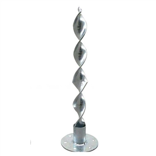 Ancoratge a terra de cargol espiral